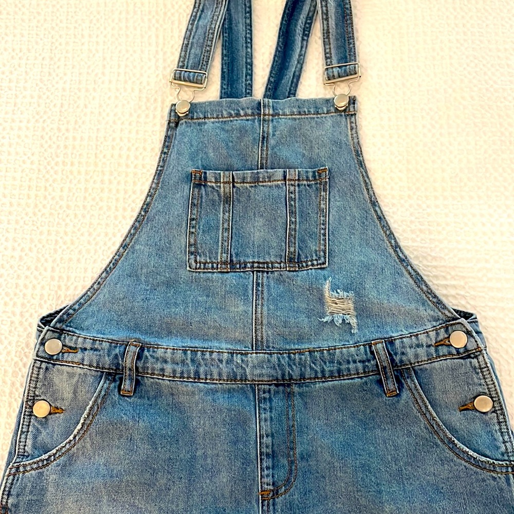 Ripe Maternity overalls; size M; heavily distressed
